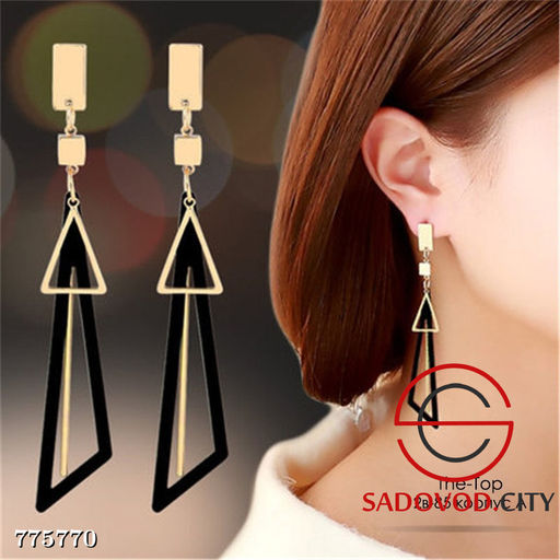 Серьги женские 2 треугольника