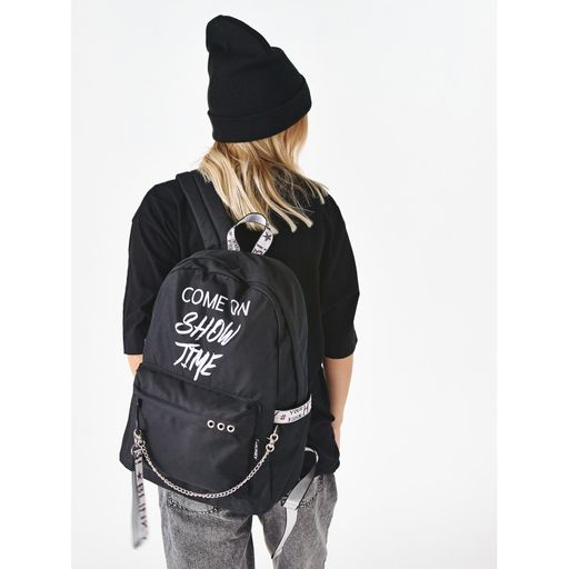 Рюкзак Come on Show Time чёрный с серым - Blinky фото 2