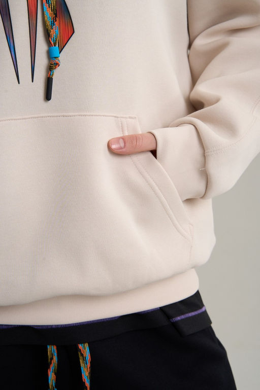 Худи Бежевый KAI Sweat Hoodie - Anta фото 10