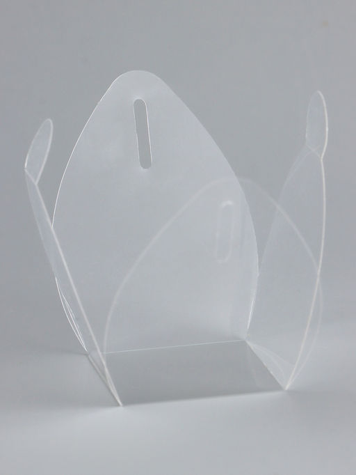 Цена за 5 шт. Складная прозрачная коробка из PVC, для упаковки подарков, 4.5?4.5?4.5 см - UPAK LAND фото 3