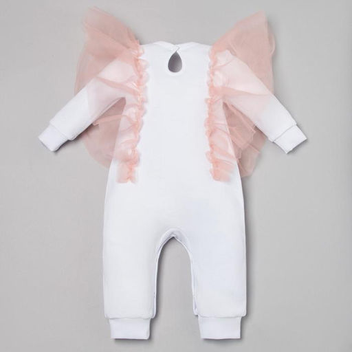 Комбинезон Крошка Я Cute, белый, рост 74-80 см  фото 5