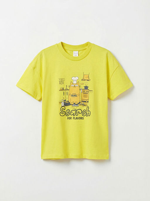 Bask?l? Erkek Bebek Ti??rt ve ?ort