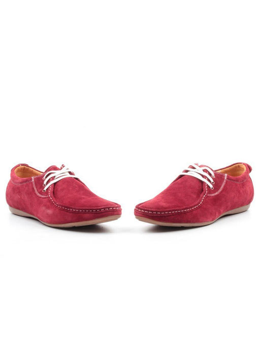 F033-628-3 RED Полуботинки мужские (натуральная замша)