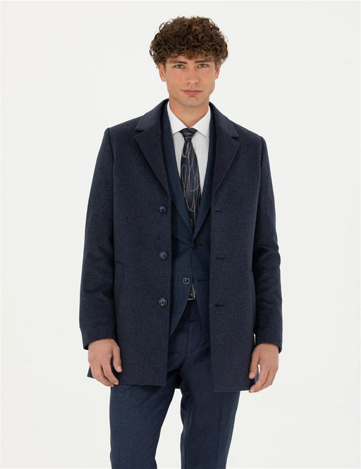 _ndigo Y_n Kar___ml_ Ekstra Slim Fit Ka_e Kaban