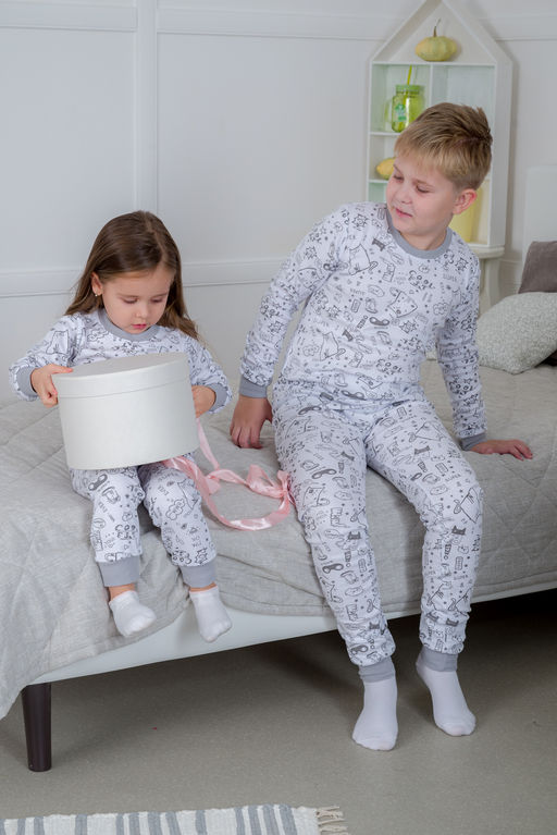Пижама детская из интерлока пенье Дрёма котик - Амадэль фото 31