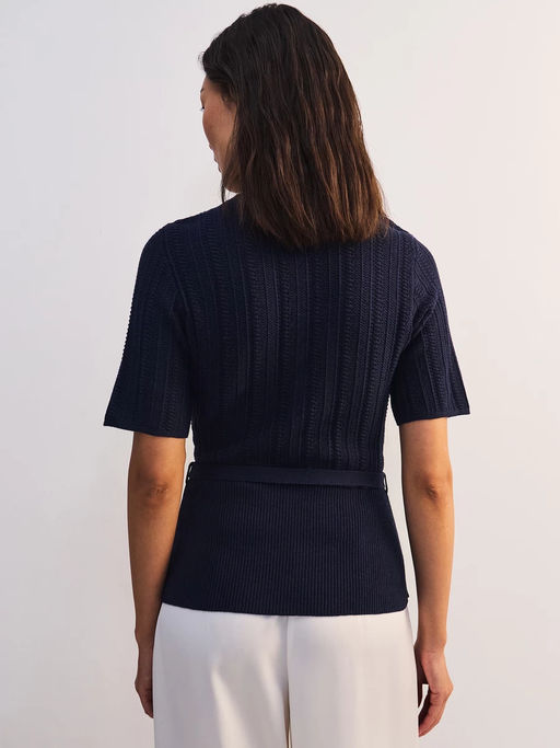 Приталенный кардиган с поясом / Zarina  фото 6