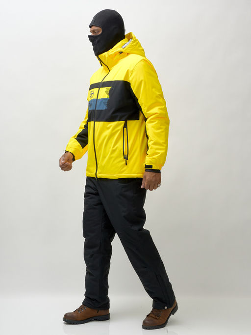 Горнолыжный костюм мужской зимний желтого цвета 370J - Mtforce фото 34