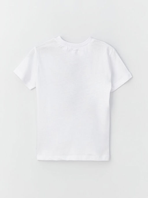 Bisiklet Yaka Atat?rk Bask?l? Erkek Bebek Ti??rt - Waikiki фото 3