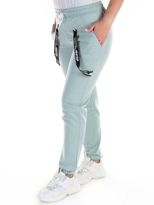 QB-81 Брюки спортивные женские (95% хлопок, 5% стрейч) P&S