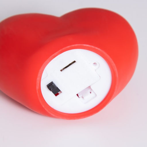 Фигурка светящаяся RISALUX «Сердце», LED-ночник, 2 Вт, красный, пластик, 4×7.5×5 см