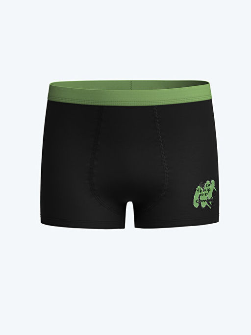 Bask?l? Erkek ?ocuk Boxer 3l? - Waikiki фото 2