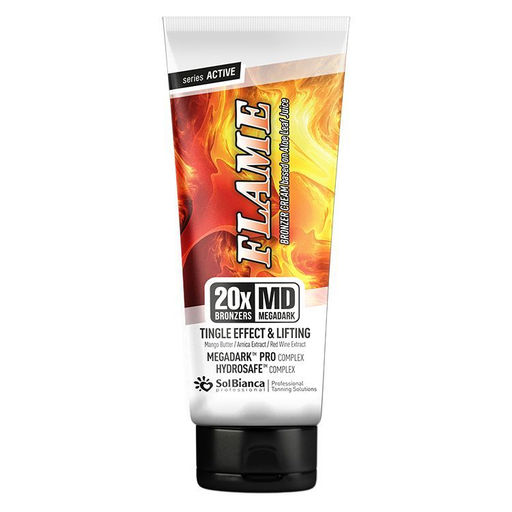ТУБА Flame Крем для загара с экстрактом Алоэ и Авокадо Тингл эффект (20*Bronzer) 125 мл.