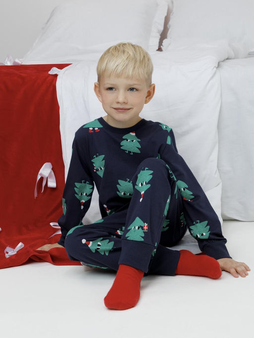 К 1663/синий 1410 Н149 пижама дет