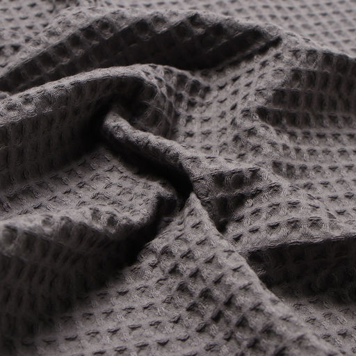 Полотенце вафельное LoveLife Waffle gray 100×150 см, хлопок 100%, серое