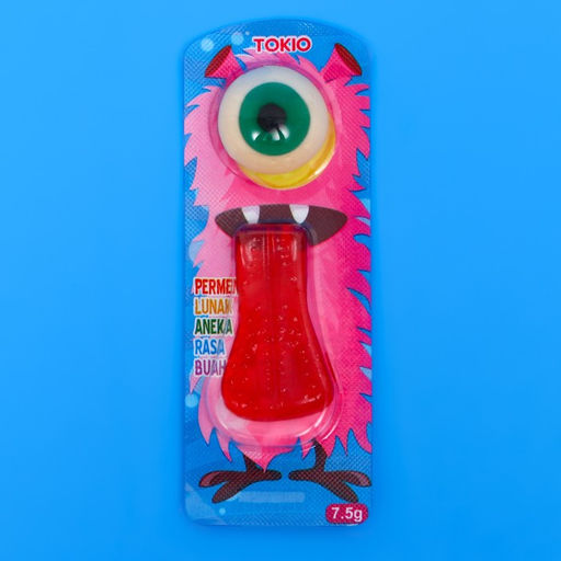 Цена за 3 шт. Мармелад жевательный Язык с глазом, 7,5 г - Simaland фото 3