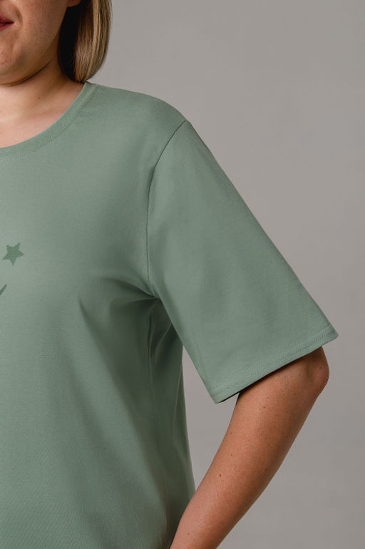 Арт. 9171 Пижама с шортами 52-58 (4 шт) Цвет:полынь - Калинка фото 5