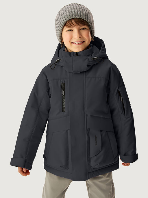 Куртка 4з5926 графит - Nikastyle фото 2