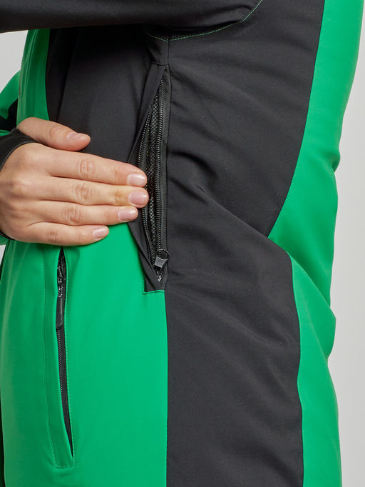 Горнолыжная куртка женская зимняя зеленого цвета 3105Z - Mtforce фото 7