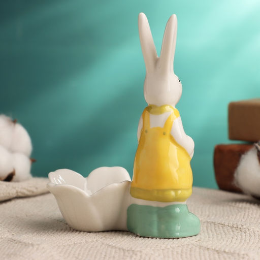 Подставка под яйцо TAKE IT EASY Фигурка: Кролик, 8?6?12 см, МИКС