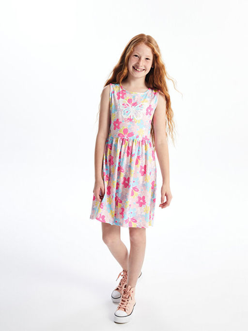 Bisiklet Yaka K?z ?ocuk Elbise