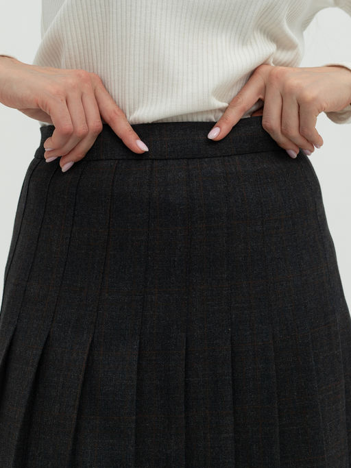 в составе ШЕРСТЬ юбка на подкладке - Трика фото 13