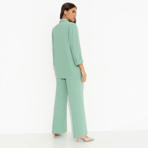 Брючный костюм из лёгкой ткани Стиль по-французски (green 2 в 1) - Charutti фото 5