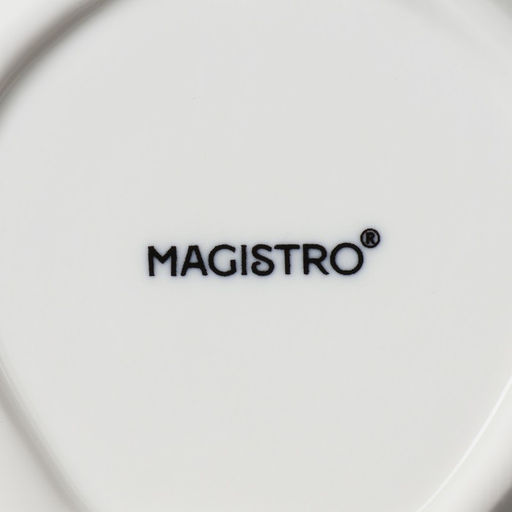 Блюдо фарфоровое Magistro «Ракушка», d=10 см, цвет белый