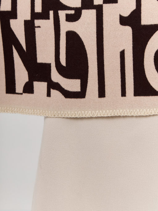 в составе ШЕРСТЬ  и КАШЕМИР Большой, мягкий, теплый  двусторонний палантин - Tantino фото 5