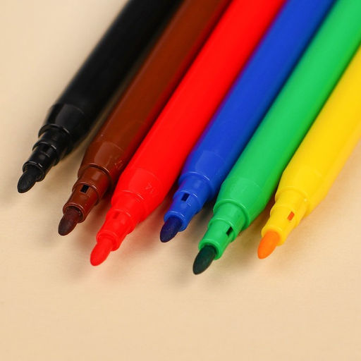 Фломастеры Тачки, 6 цветов, вентилируемый колпачок - Disney фото 2