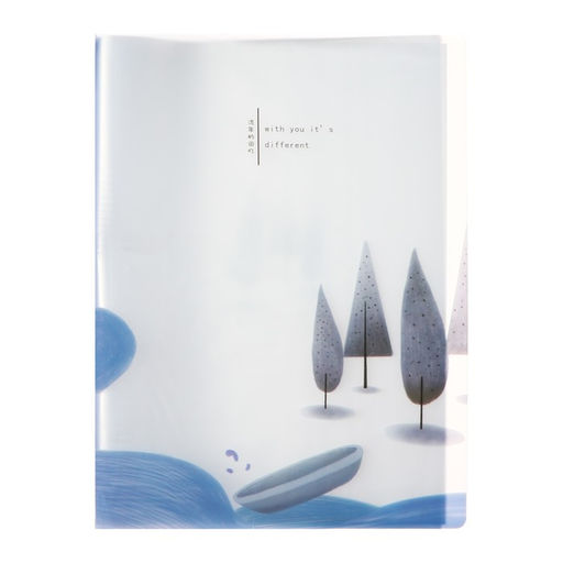 Папка формат А4, с 40 прозрачными файлами Река, МИКС - Calligrata фото 2