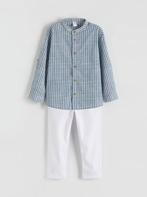 Hakim Yaka Erkek ?ocuk G?mlek ve Pantolon