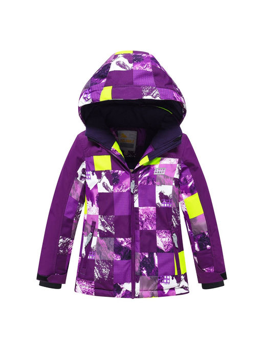 Горнолыжный костюм для девочки фиолетового цвета 9328F - Valianly фото 2