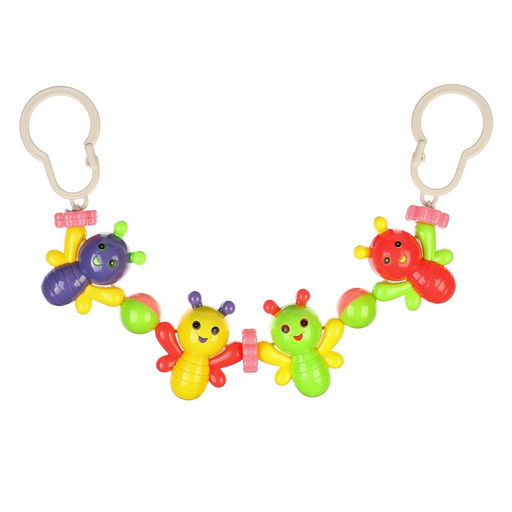 Растяжка на коляску/кроватку «Веселые бабочки», 4 игрушки, Крошка Я