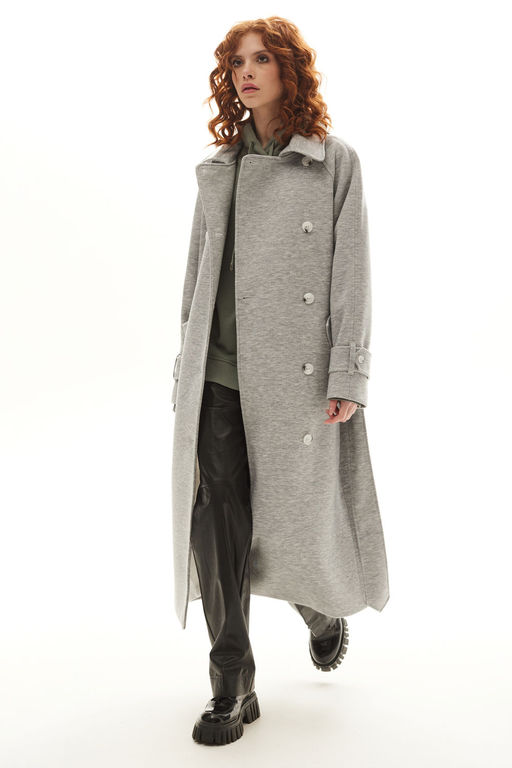 Пальто Golden Valley 7139-1 серый  фото 3