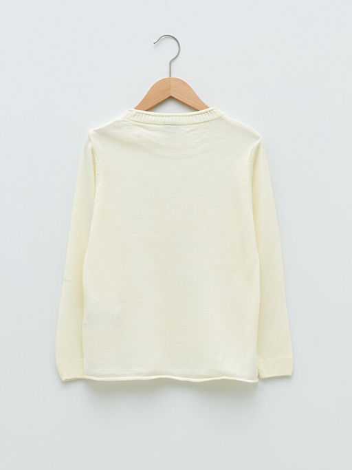 Bisiklet Yaka Basic Uzun Kollu Erkek ?ocuk ?nce Triko Kazak - Waikiki фото 2