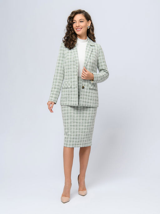 Юбка зеленого цвета длины миди - 1001dress фото 4