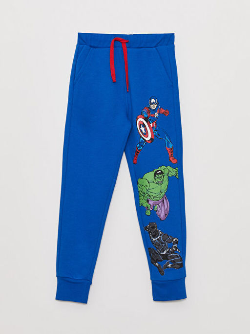 Beli Lastikli Avengers Bask?l? Erkek ?ocuk Jogger E?ofman Alt?