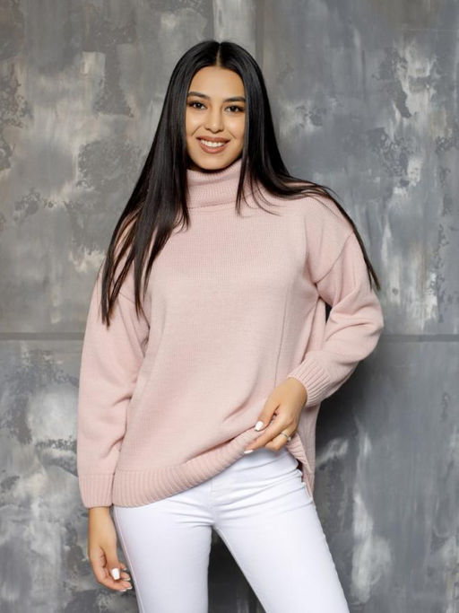 Водолазка удлиненная w-02-037 с шерстью 20% - Esenia фото 12