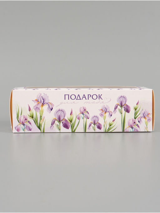 Цена за 5 шт. Коробка складная с окном Подарок для тебя, 5.5?18?5.5 см