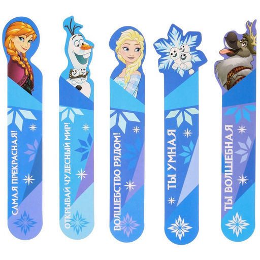 Набор открыток-закладок Холодное сердце, 5 шт. - Disney фото 4