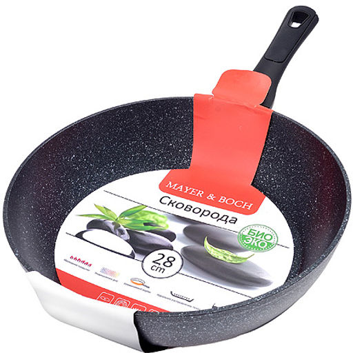 40403 Сковорода 28 см мрам.покр. съем.руч.MB (х6) - Mayer&boch фото 3