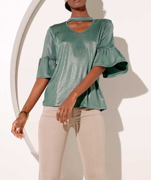 Блузка, зеленая - Heine фото 6