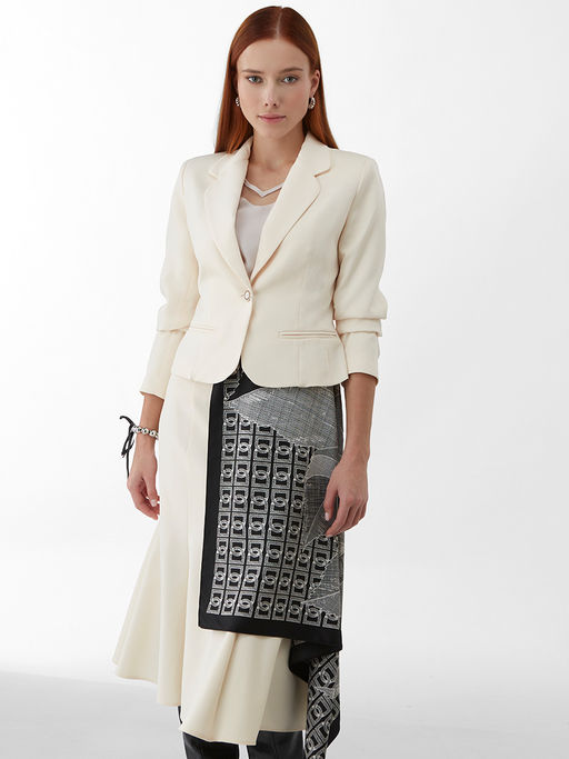 Большой, мягкий, тонкий и очень нежный платок с рисунком - Tantino фото 4