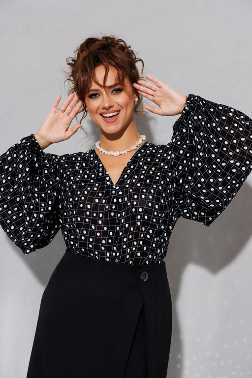 Блуза Anastasia 1177 черный  фото 2