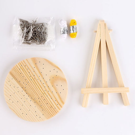 Набор для творчества Стринг арт. Ромашка на подставке - Simaland фото 3