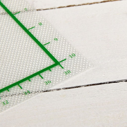 Коврик для выпечки и раскатки теста с разметкой, армированный, силикон, 42?29.5 см, белый - Simaland фото 2