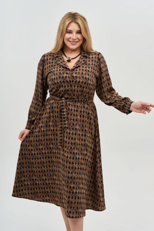 Платье Luxury Moda 1389 коричневый