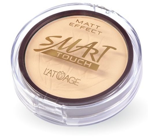 Latuage Пудра компактная SMART TOUCH тон 202 светлый бежевый