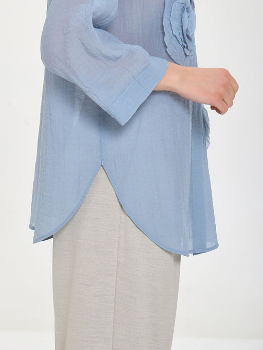 Блузка с поясом