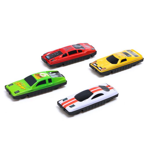 Машинки металлические «Гонка», набор 4 шт., цвета МИКС